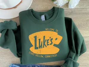 Luke's Diner Sweatshirt, Stars Hollow Luke's Diner Sweatshirt, Founded 1779, Gift for Wife