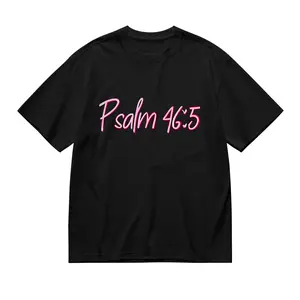 Women's Christian Graphic T-Shirt - Minimalist "God is Within Her" Print, Soft Cotton Relaxed Fit Short-Sleeve Round Neck Top