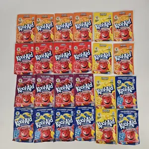 24 Kool Aid Drink Mix Packets VARIETY LOT Blue Raspberry Lemonade Orange Cherry