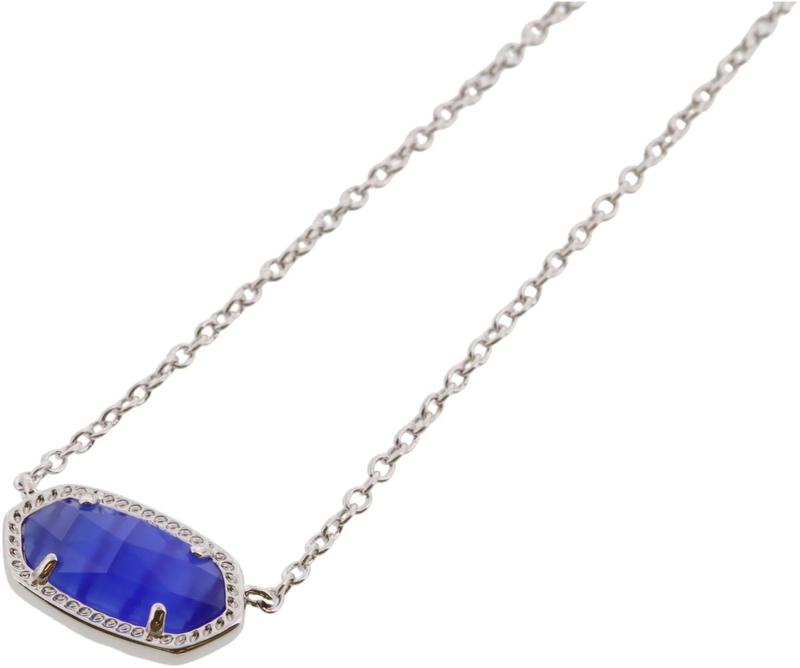 Kendra Scott Elisa Pendant Necklace for Women, Fashion Jewelry, 14k Gold-Plated, 4217703444 Azalea Illusion