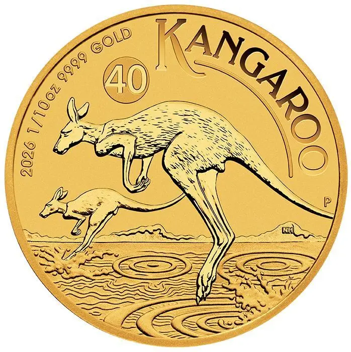 2026 1/10 oz Australian Kangaroo Gold Coin, Collector Item for Collectible Coins & Bullion Enthusiasts