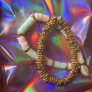 Seashell & Gold bracelet set
