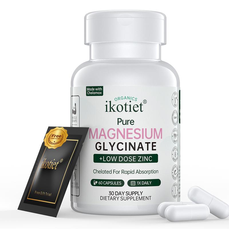 Magnesium Complex 1000mg with Zinc for Muscle Soothing and Sound Sleep 18 Essential Ingredients 60 Capsules