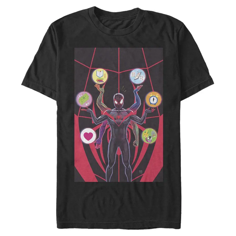 Men's Marvel Spider-Man Miles Morales Windmill T-Shirt