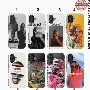 Frank Ocean Blonde Mood Aesthetic Phone Case For IPhone 11 12 13 14 15 16 Pro Max Plus X SE, Samsung S21 S22 S23 S24 S25 ODH