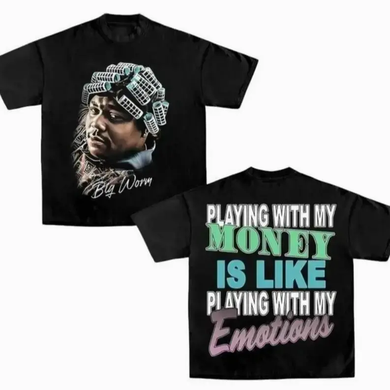 Retro Limited BIG WORM T-Shirt, Unisex Gift for Fans Womenswear Top Cotton