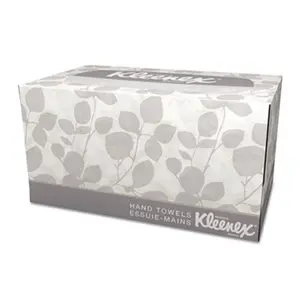 Kimberly-Clark 01701 KLEENEX Hand Towels- POP-UP Box- Cloth- 9 x 10.5- 120-Box, Premium Towel Set, 120-Towel Pack, Dry Wipes