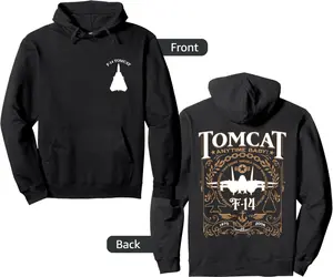 F-14 Tomcat Military Fighter Jet Design Pullover Hoodie