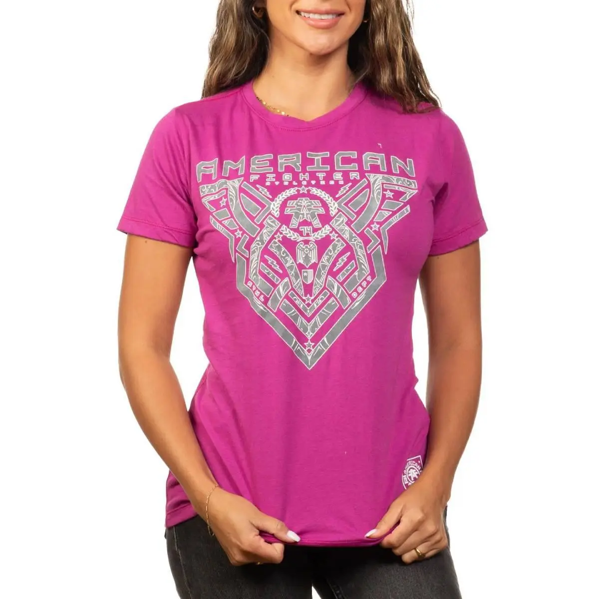 American Fighter Women's Colville Boysenberry Short Sleeve T-Shirt Tee