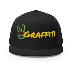 Graffiti Gold Trucker Cap
