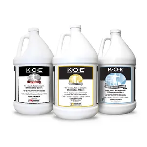 K.O.E. Gallon Scent Bundle (3 Piece) Kennel Odor Eliminator Apricot, Frost, Fresh 128 oz each, 384 oz total