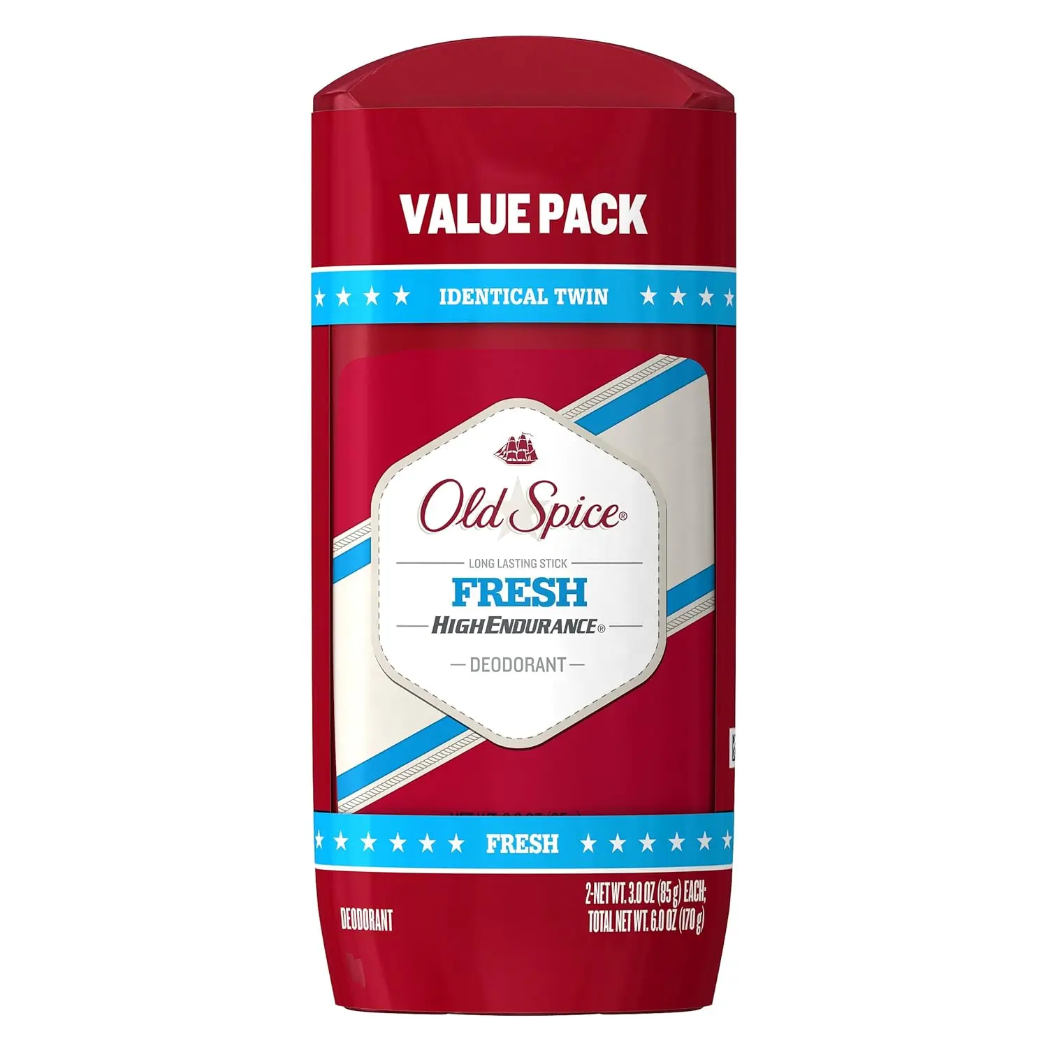Old Spice High Endurance Long Lasting Stick Men's Deodorant, Fresh Scent - 3.0 Oz Ea