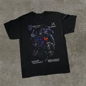 Mortal Kombat Deadly Alliance Scorpion X Game X Drink T-Shirt, Unlock The Beast Dark Warrior Gaming Graphic Tee, For Retro Arcade Fans, Unisex Cotton Crewneck T-Shirt Menswear Womenswear Streetwear Top
