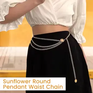 Metal Chain Belt Women - Versatile Body Jewelry for Dresses, Jeans & Festival Outfits
