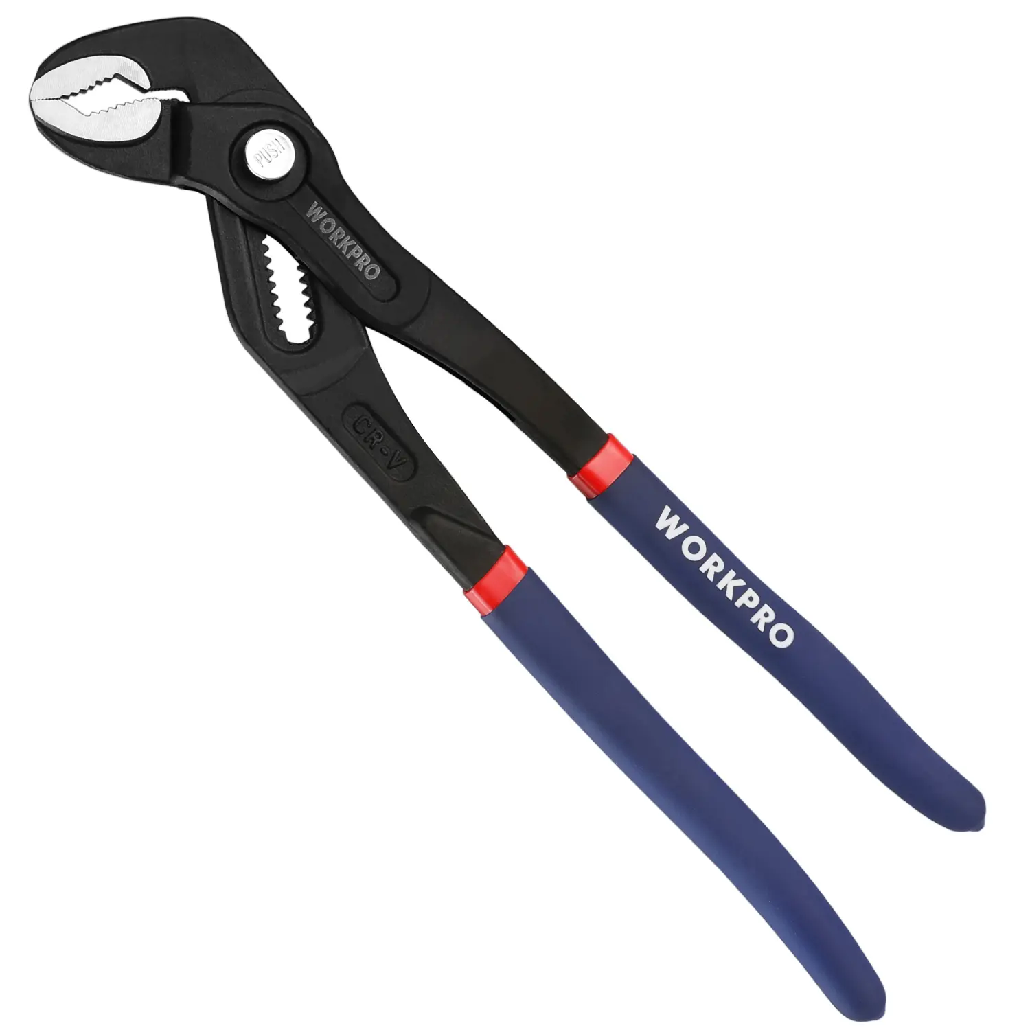 #summersale WORKPRO 12-Inch Groove Joint Pliers, Fast Adjust Tongue and Groove Pliers, V-Jaw Water Pump Pliers with Comfort Grips