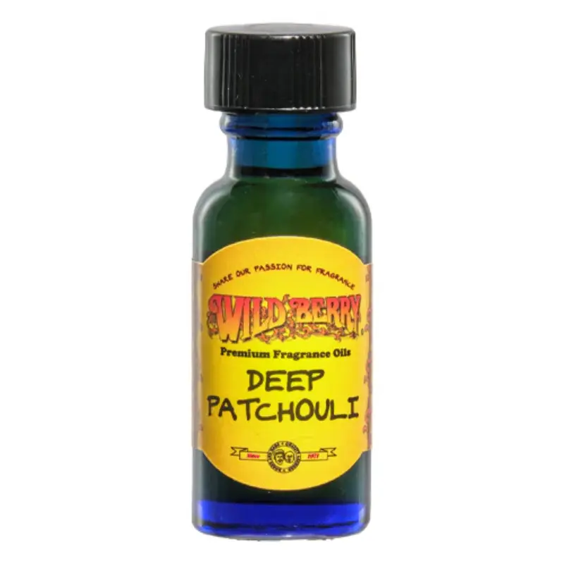 Wild Berry Raspberry Deep Patchouli Aromatherapy Diffuser Essential Oils - 2-Pack Home Fragrance, Woody & Earthy, Soothing Stress Relief, Long Wearing, Bulk Wholesale Supply, for Spiritual Meditation, 1 Bottle Each