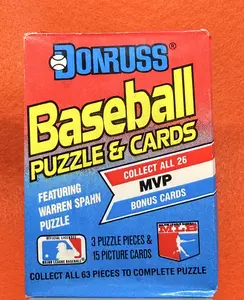 1989 Donruss Baseball Puzzle and Cards