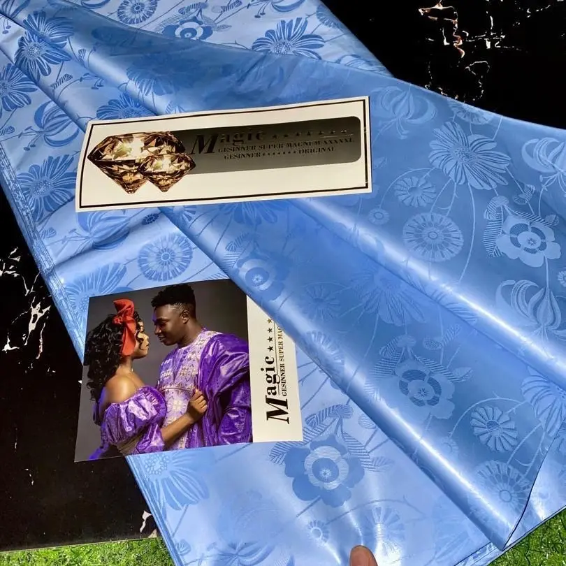 Top Quality Bazin Riche Fabric 5 Meters, 3-5 Days Shipping Worldwide. African Fabrics Bazin high quality fabric