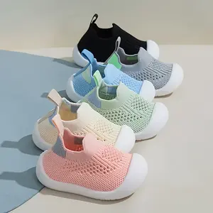 Baby First Walkers Soft Sole Breathable-Ons TPR Sole Snap Closure All-Season Microfiber Shoes Comfortable First Steps in 5