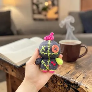 Cute Voodoo Amigurumi Crochet Halloween Amigurumi Handmade Crafted with Vibrant Colors and Unique Design