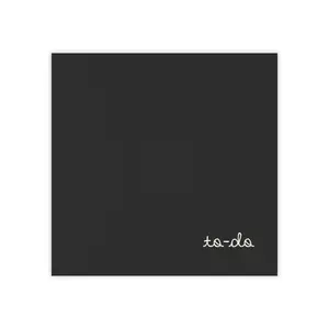 Minimalist To-Do Post-it Note Pads, Black & White Sticky Notes