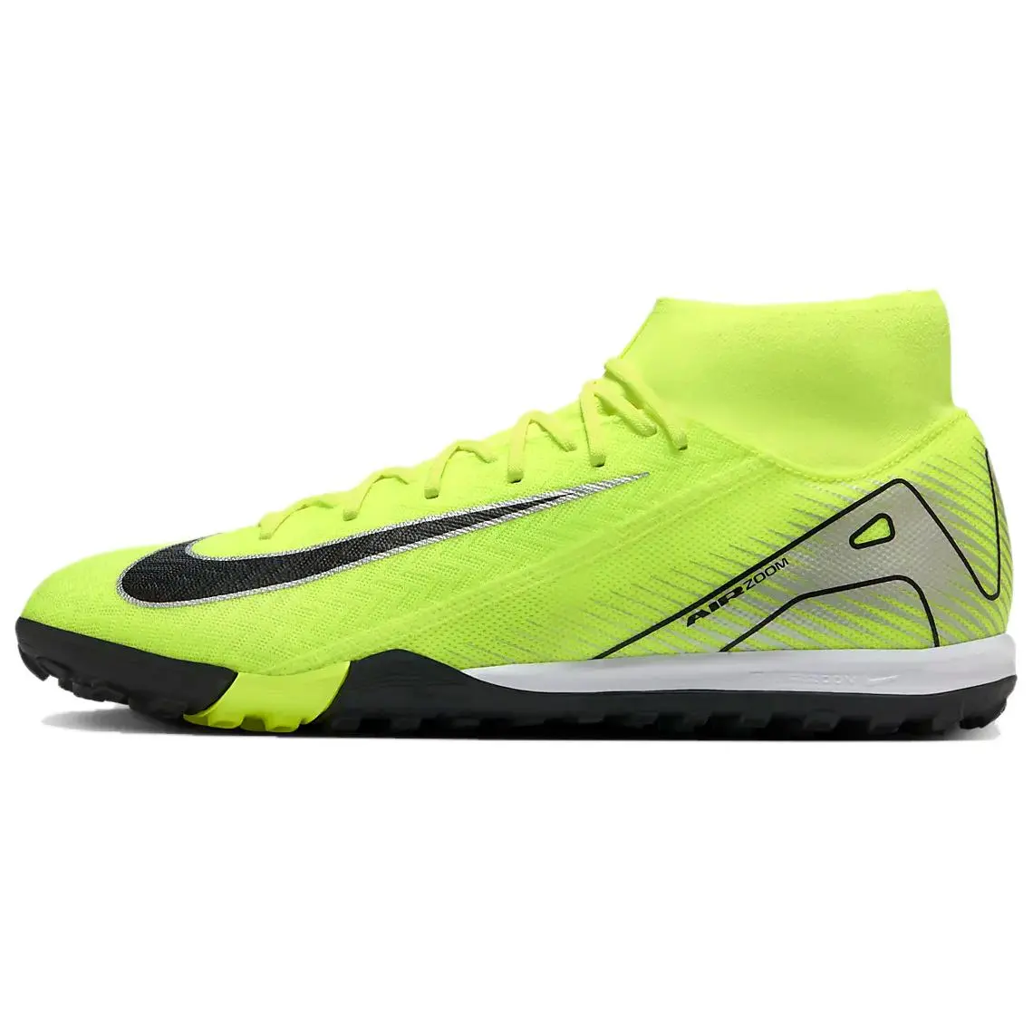 Nike Mercurial Superfly 10 Academy 'Volt/Black' Sports Sneakers - Durable Midsole, Ideal for Players' Smooth Movements