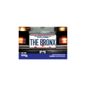 Bronx License Plate Hard Enamel Pin