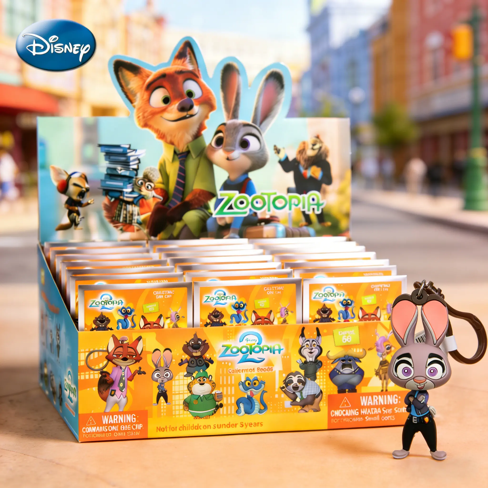 Disney Figure Blind Bag Keychain Mystery Box Zootopia The