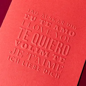 'I Love You' Greeting Card