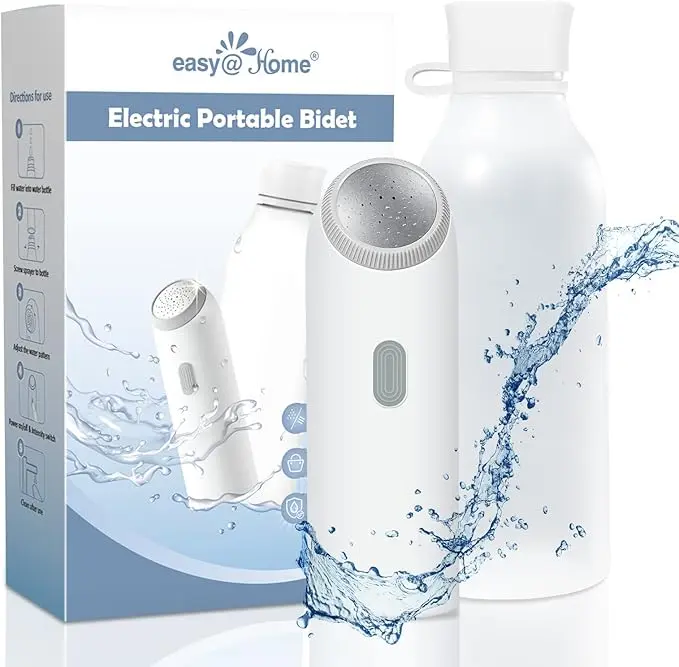 Portable Electric Bidet 350ml USB Rechargeable | 4 Flow Modes for Postpartum & Hemorrhoids