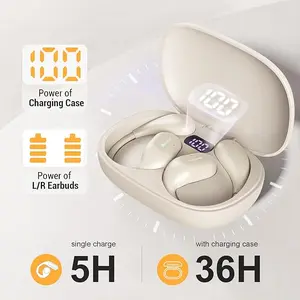 2026 New Style True Wireless On-Ear Music Headset Gaming Earbuds Video TWS HIFI Bass 9D Stereo HD Calling Earphones for Android for Iphone Cellphone Sports Earpieces Smart