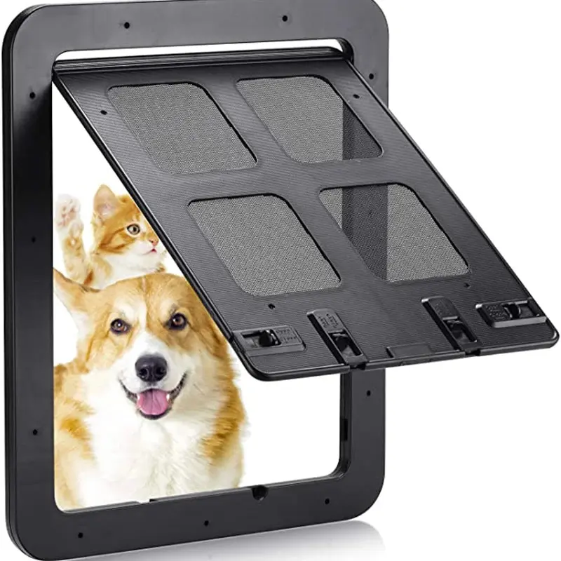 Magnetic Pet Screen Door – Self-Closing Lockable Dog & Cat Flap