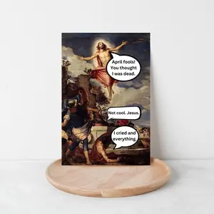 Funny April Fools Easter Card, Irreverent Adult Easter Card, Humorous Easter Greeting Card for Him or Her, Funny Adult Holiday Card