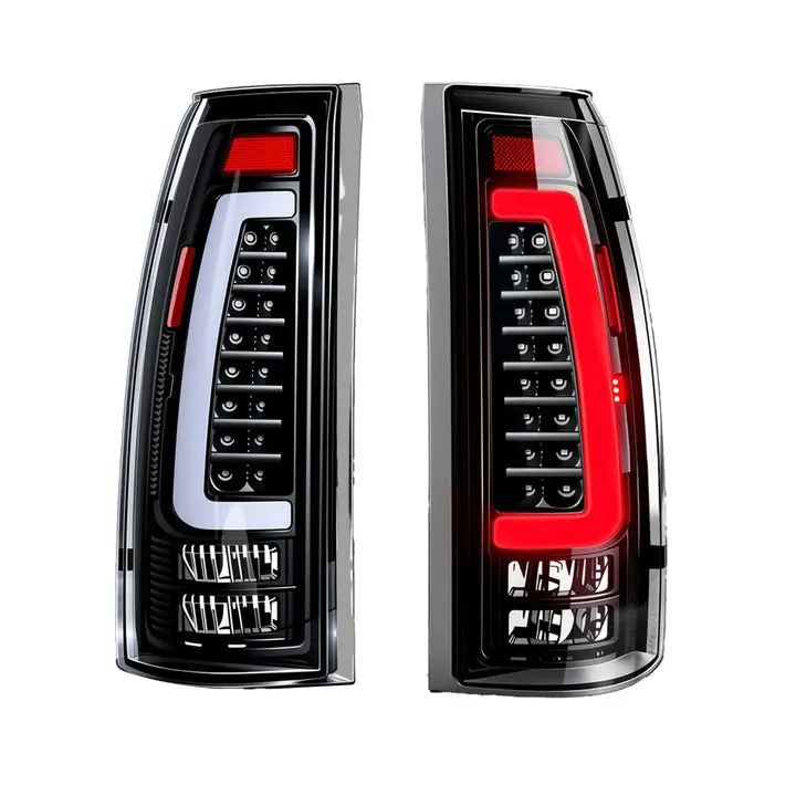 1988–1998 Chevy GMC C/K LED Tail Lights | Sierra Suburban Tahoe Yukon | Plug & Play