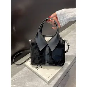 1 Piece Bag, Shaped Bag, Pu Fabric With Long Strap Shoulder Bag Satchel, Hot Girl Style, Clothing Bag Unique Stylish Women's Handheld Bag With Simple Shirt Design, Small Square Crossbody Bag