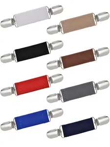 8 Pcs Fit Dress Cinch Clips Set Shawl Sweater Cardigan Collar Clips Shirt Brooch Elastic Hat Waist Back Cincher
