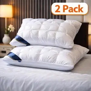 Sleep Like a 5-Star Hotel ️ 2 Pack Luxury Pillows – Ultra Soft, Supportive & Breathable, All-Season Comfort