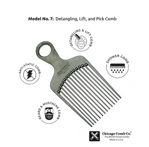 Model No. 7 Carbon Fiber Pick Comb