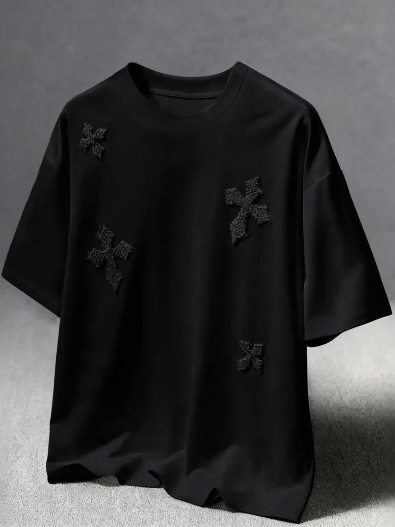 chrome hearts shirt rainbow crosses - TikTok Shop