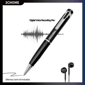 Compact Voice Recorder Pen No Camera, Refillable, Durable, High-Fidelity Audio with Noise Reduction for Work & Study digital voice recorde voice activated recorder