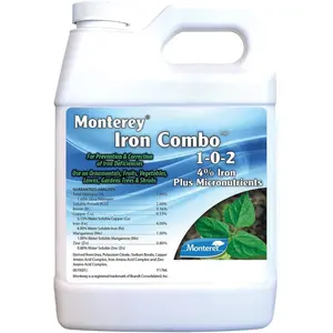 Monterey Iron Combo 1-0-2 Fertilizer Concentrate, 4% Iron Plus Micronutrients