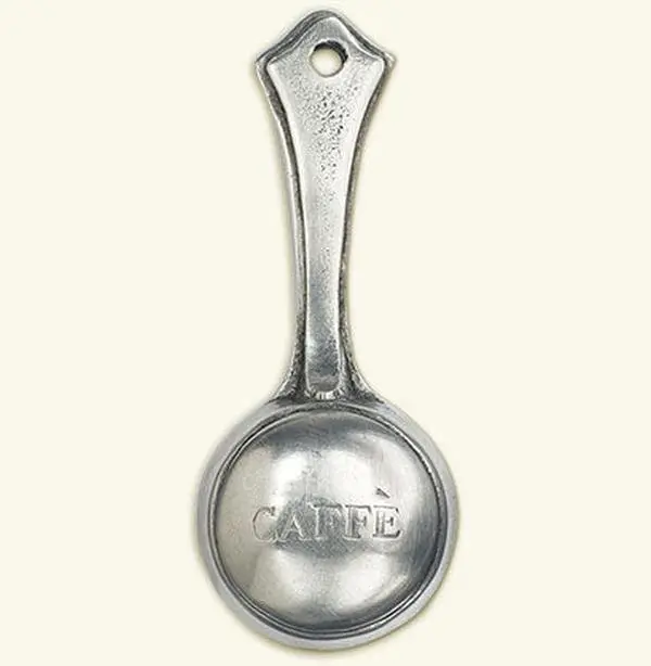 {Match 1995} Antique Pewter Spoon :: Coffee Scoop