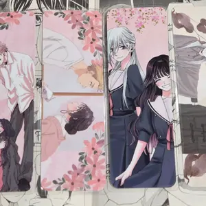 The Fragrant Flower Blooms with Dignity Bookmark - Elegant Design with Floral Artwork & Character Illustration for Anime & Manga Lovers 2x6 Size Laminated with Rounded Edges