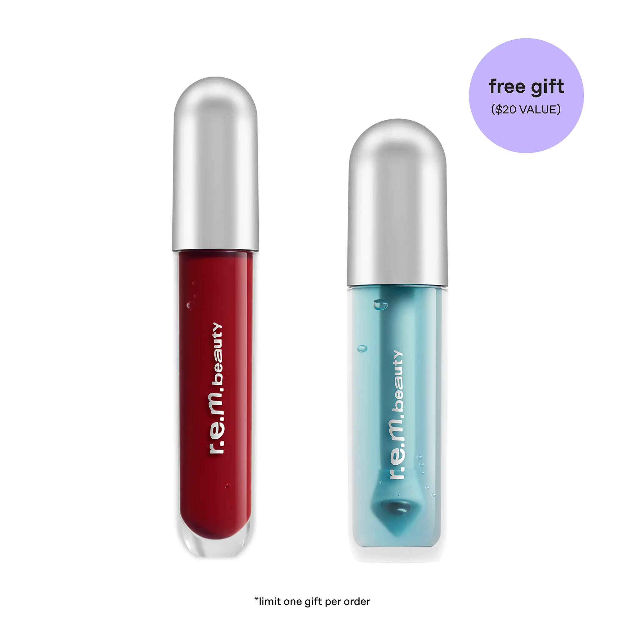 TikTok Exclusive - r.e.m. beauty by Ariana Grande essential drip glossy balm - hydrating and nourishing, high-shine, made with hyaluronic acid and super-fruit antioxidants