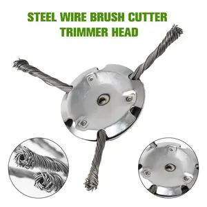 1 Count Steel Wire Grass Trimmer Head,Consistent Cutting Results, Even Trimming, Neat Lawn, Wear Resistance, Durable Lawn Mower Parts