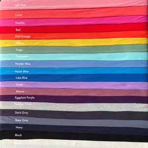 Bamboo Spandex Jersey Knit 60" Eco-Friendly Fabric By The Yard