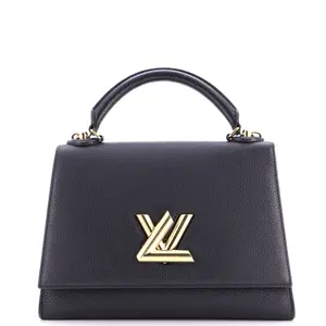 Pre-owned Louis Vuitton Leather Top Handle Bags Twist One Handle Bag Taurillon MM by Rebag