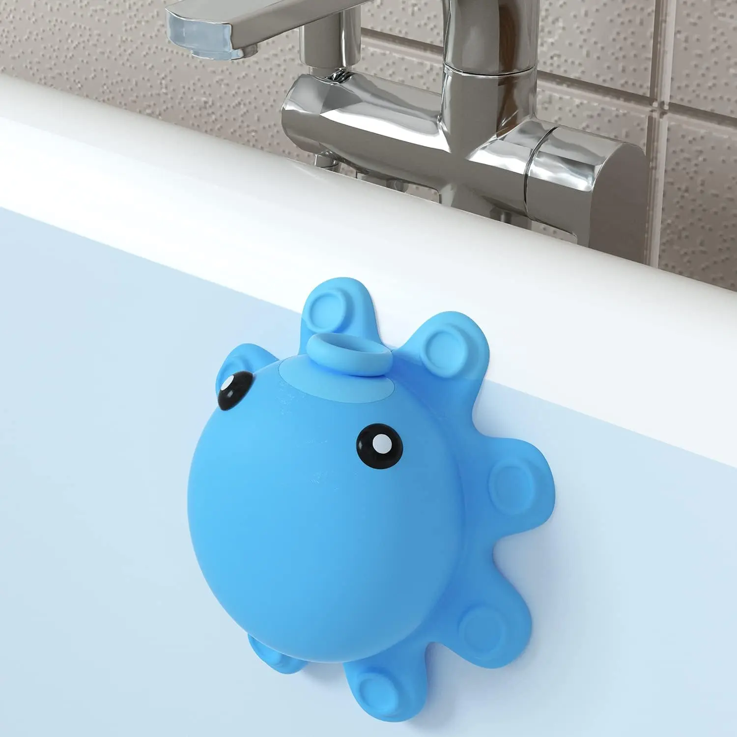 Bathtub Overflow Drain Cover Tub -  Bathroom Overflow Drain Cover, Bath Tub Overflow Cover, Bathroom  Accessories, Adds Inches of Water for Deeper&Warmer BathBlue