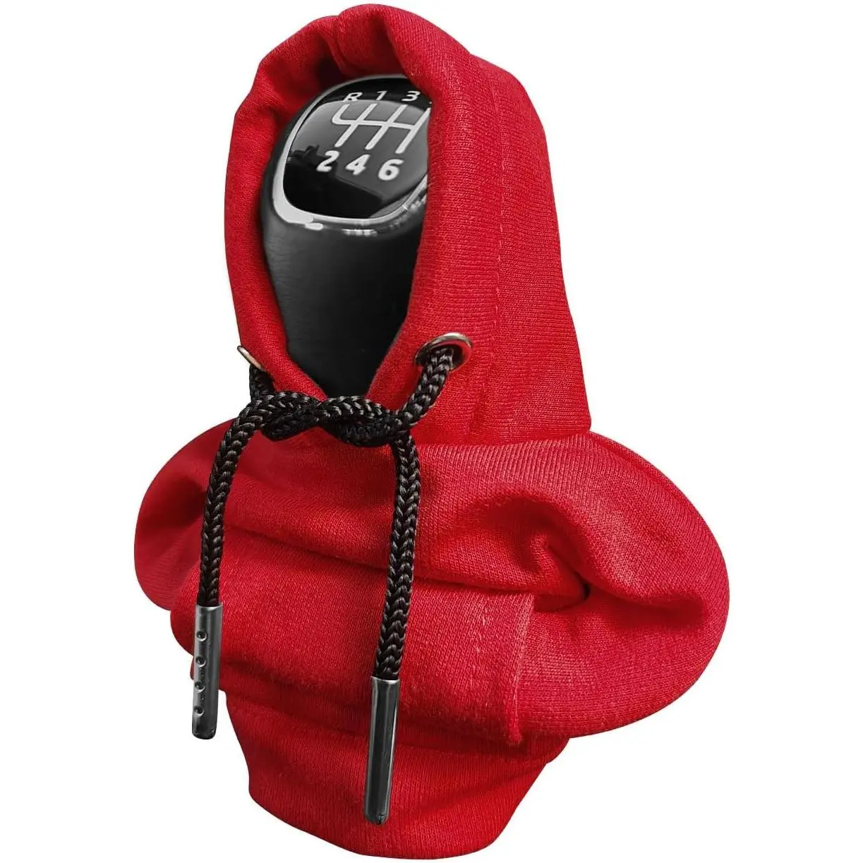Universal Car Gear Shift Hoodie Cover - Automatic Shift Knob Accessory, Cute Automotive Interior Decor Gadget for Gear Sticks