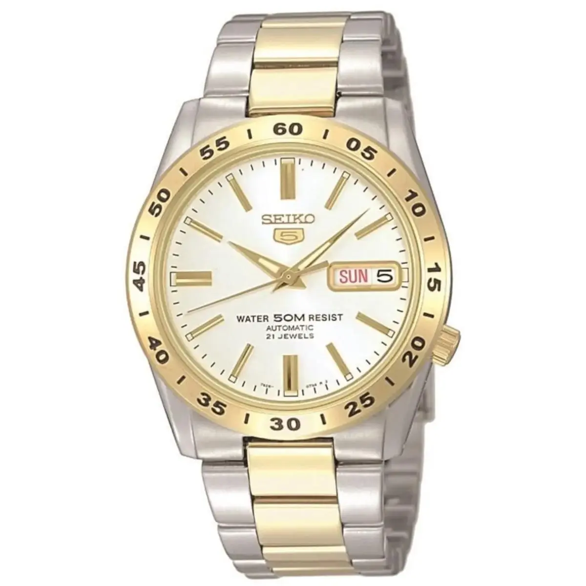 Seiko Series 5 Automatic White Dial Ladies Watch SNKE04 SNKE04K1